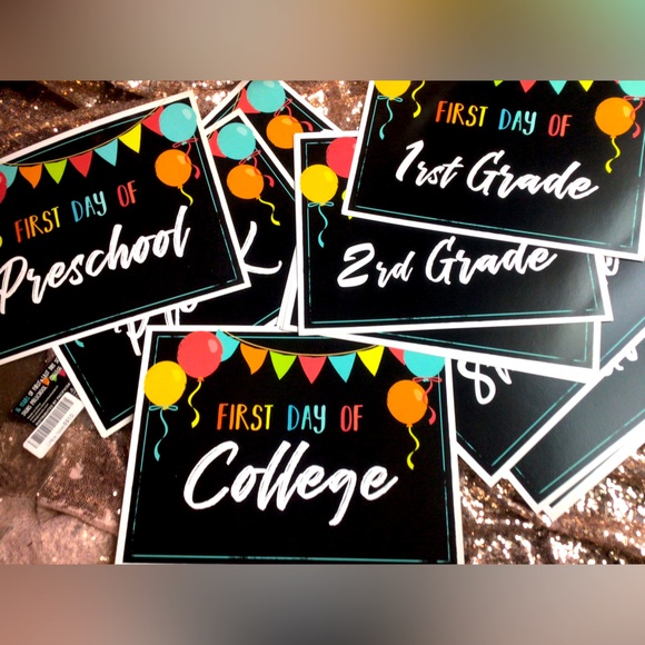 School Photo prop signs NWT - Picture 1 of 5